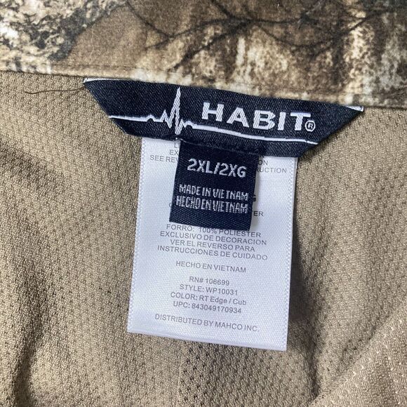 Habit Ripley Trail Stretch Waterproof Pant Men's Size 2XL in RT Edge / Cub NWT - Picture 2 of 12